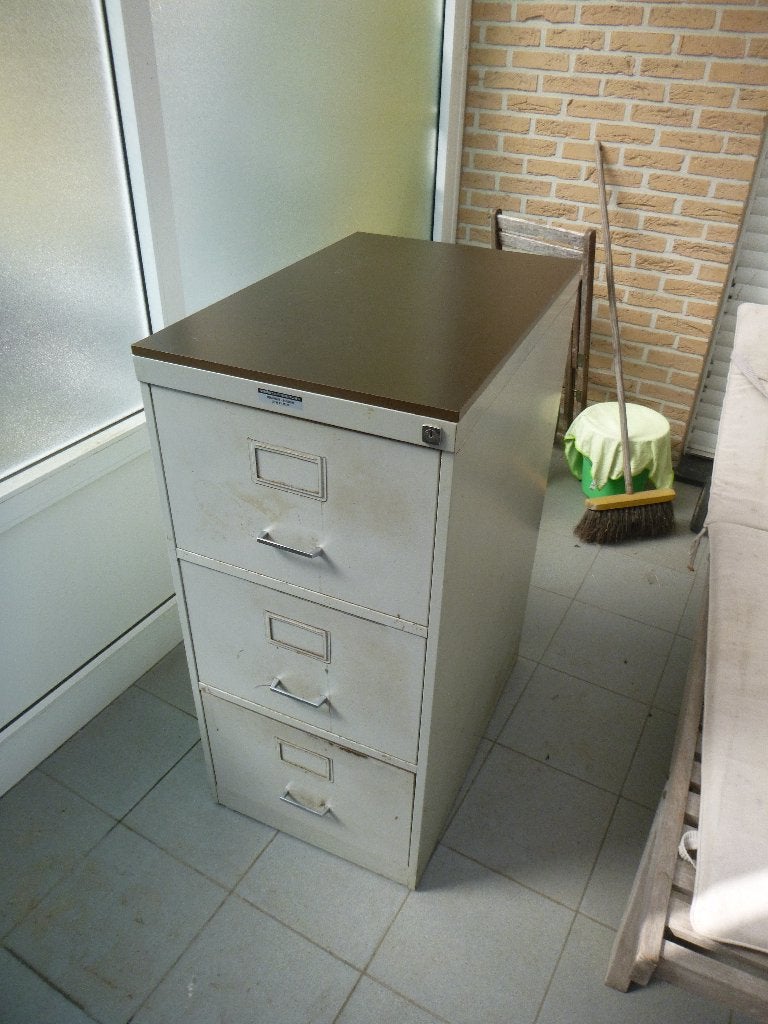 Dossierkast staal 5 euro!, Huis en Inrichting, Kasten | Roldeurkasten en Archiefkasten, Ophalen, Minder dan 50 cm, Gebruikt, Kantoor-industriëel
