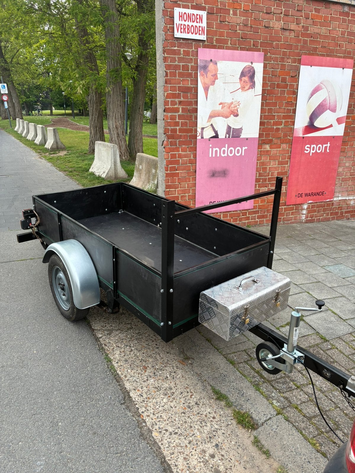 Aanhangwagen 750 kilo, Ophalen, Zo goed als nieuw