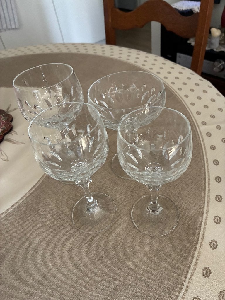 Kristallen glasservies, Ophalen, Glas of Glazen, Klassiek, Glas