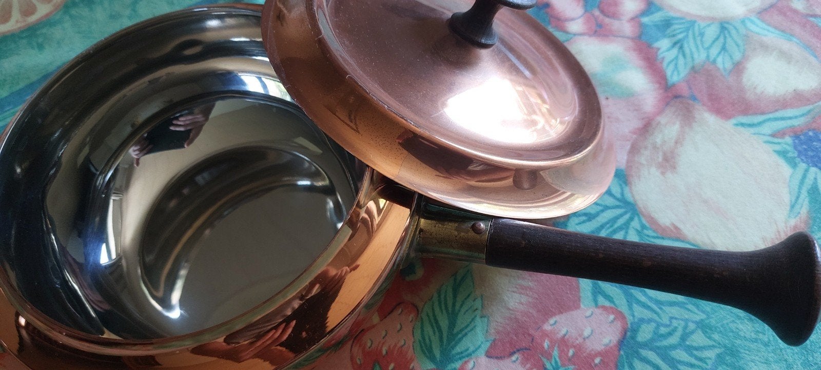 koperen koekenpan, Huis en Inrichting, Keuken | Potten en Pannen, Ophalen of Verzenden, Nieuw, Koper, Kookpan