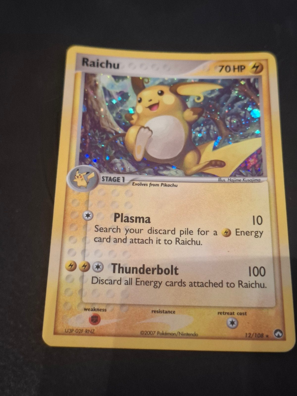 Raichu 12/108 - EX Power Keepers (2007) - Holo Rare, Ophalen of Verzenden