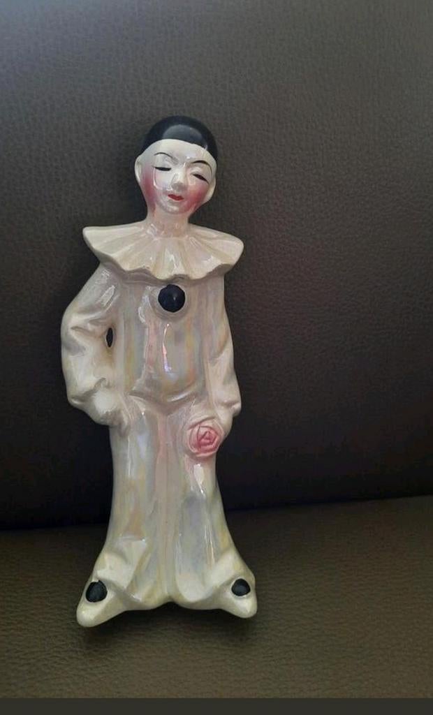 Pierrot clownbeeldje, Antiek en Kunst, Ophalen