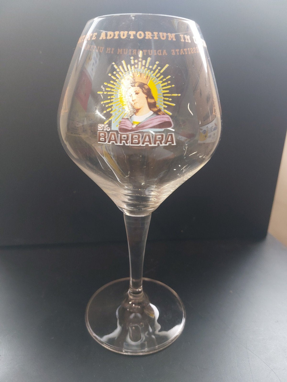 bierglas Sint Barbara, Ophalen of Verzenden, Nieuw, Bierglas
