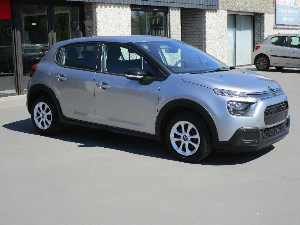 citroen c3 1.2 feel 01/2021 16500 km, Autos, Citroën, Argent ou Gris, Achat, Euro 6, Entreprise