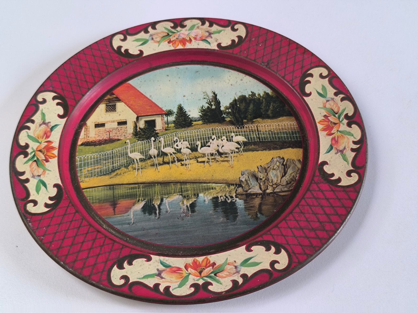 Vintage metalen bord Melipark, Enlèvement ou Envoi