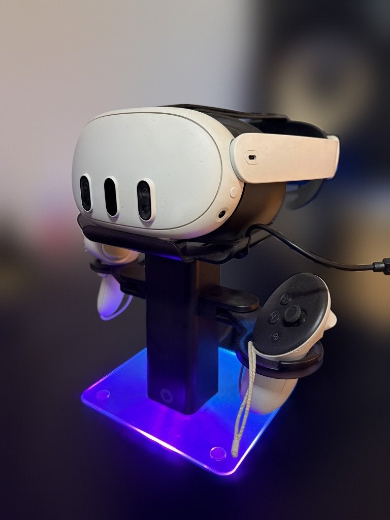 Meta Quest 3 512GB + Elite Strap + LED-standaard, Enlèvement ou Envoi, Utilisé, Lunettes VR, Autres plateformes