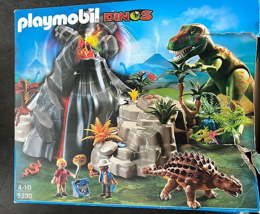 Playmobil Dinos – Volcan 5230, Enfants & Bébés, Jouets | Playmobil, Autres séries, Utilisé, Autres types, Kit complet