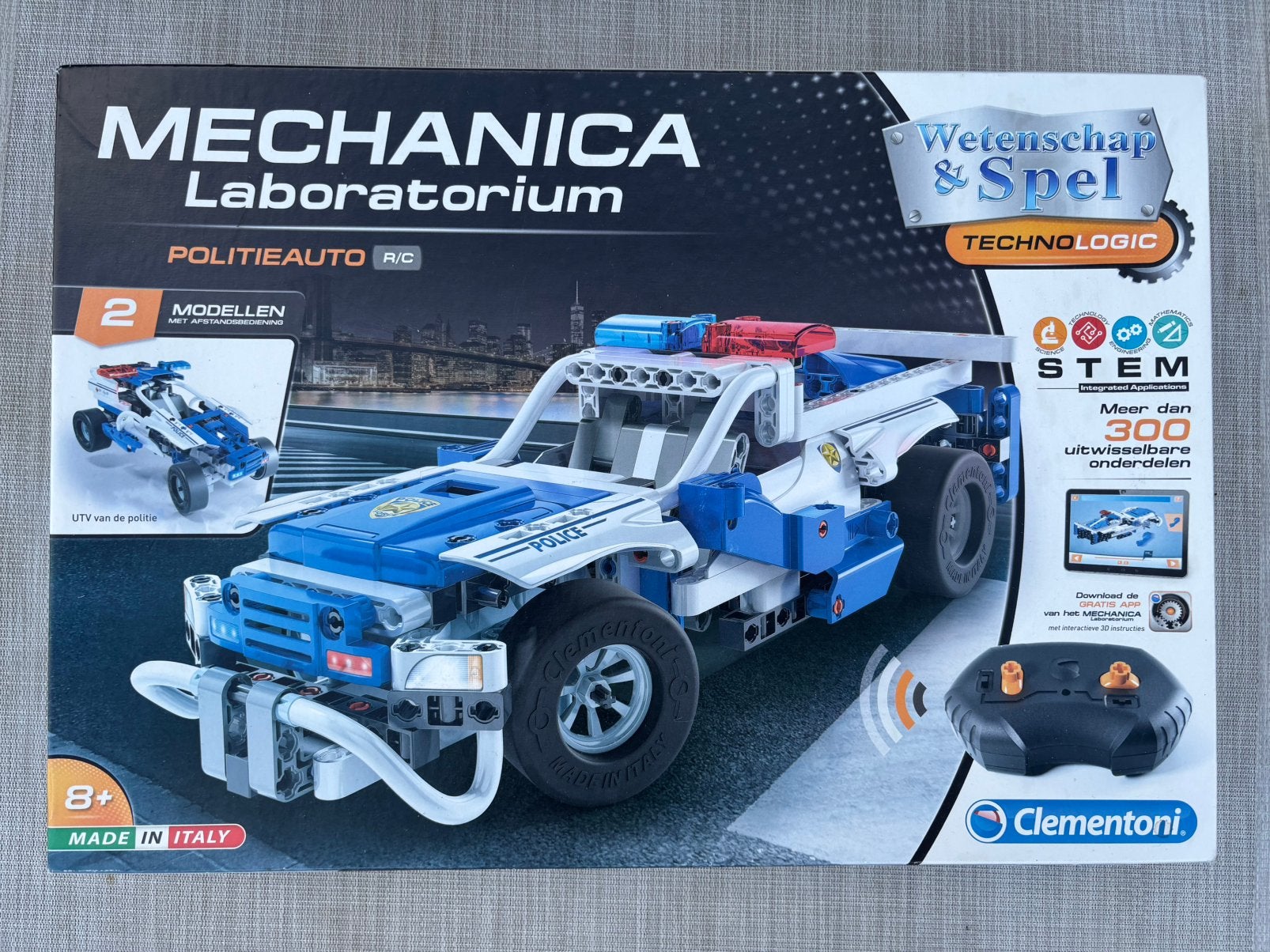 Politiewagen Mechanica Laboratorium - met afstandsbediening, Ophalen of Verzenden, Zo goed als nieuw, Afstandsbediening
