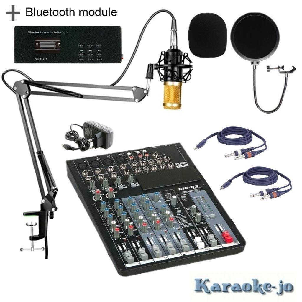 Home Studio voor, Zang, Vlog, Stream, etc met Bluetooth DAP-, Muziek en Instrumenten, Microfoons, Ophalen of Verzenden, Nieuw