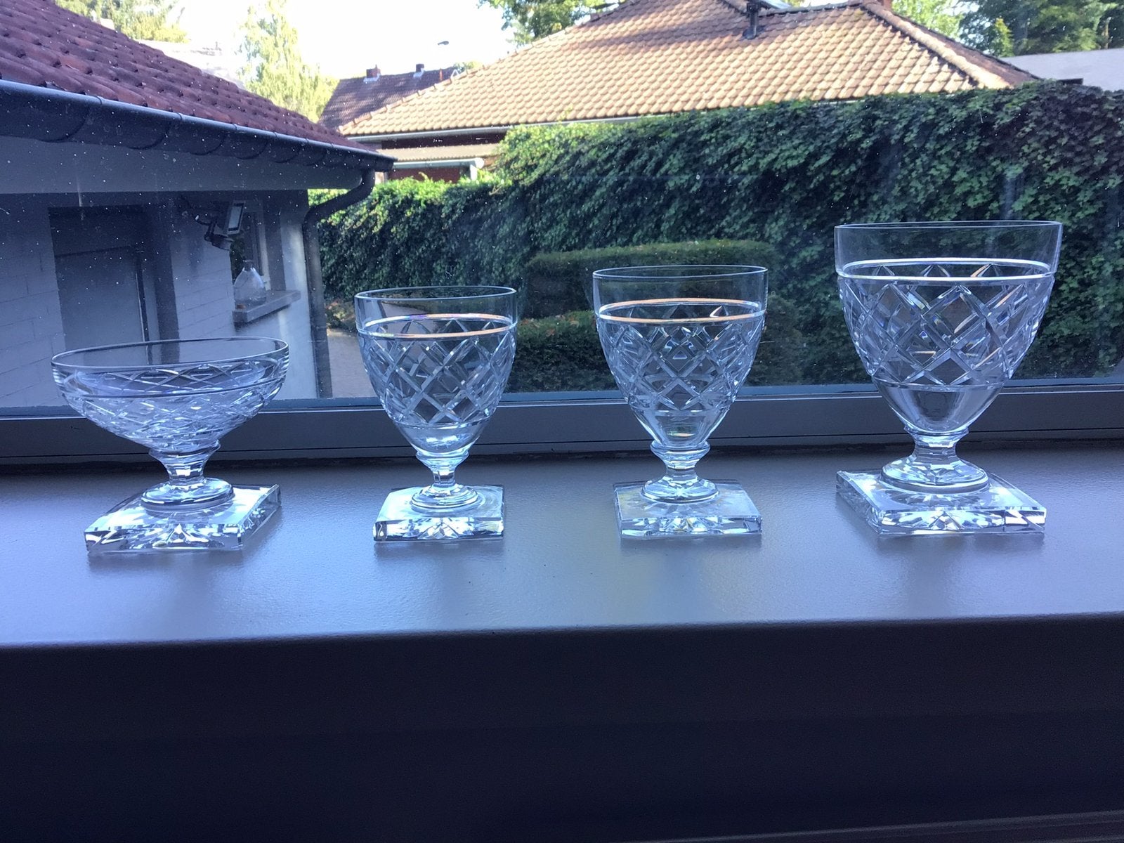 Val-saint-Lambert glasservies, Ophalen