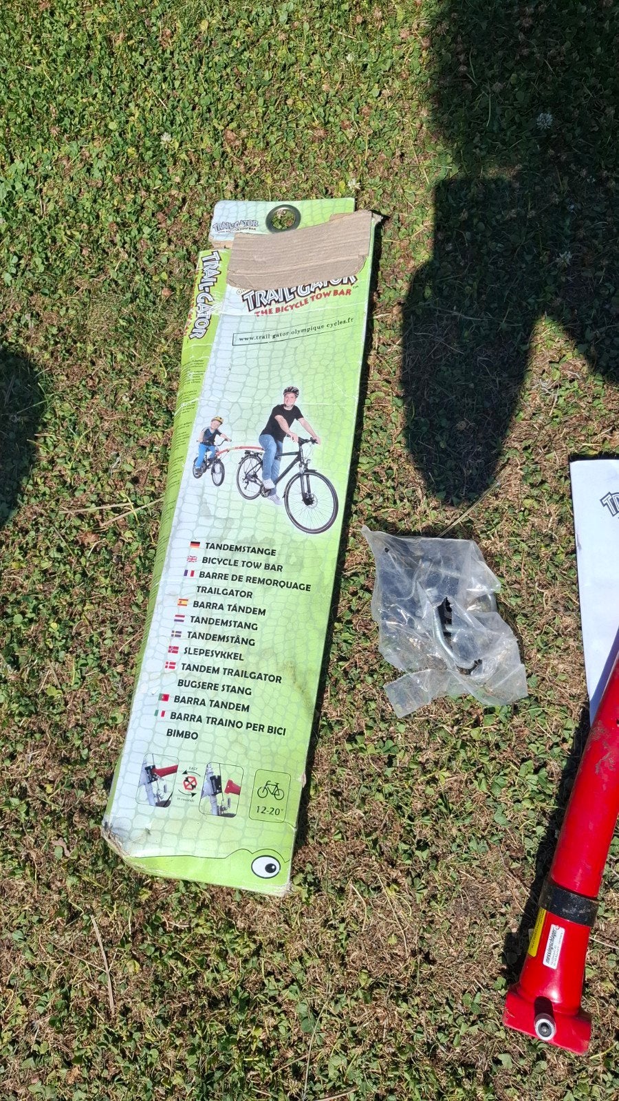 bicycle tow bar, Enlèvement