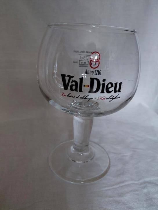 Val-dieu verre ballon 25 cl, Collections, Enlèvement ou Envoi, Comme neuf, Verre à bière