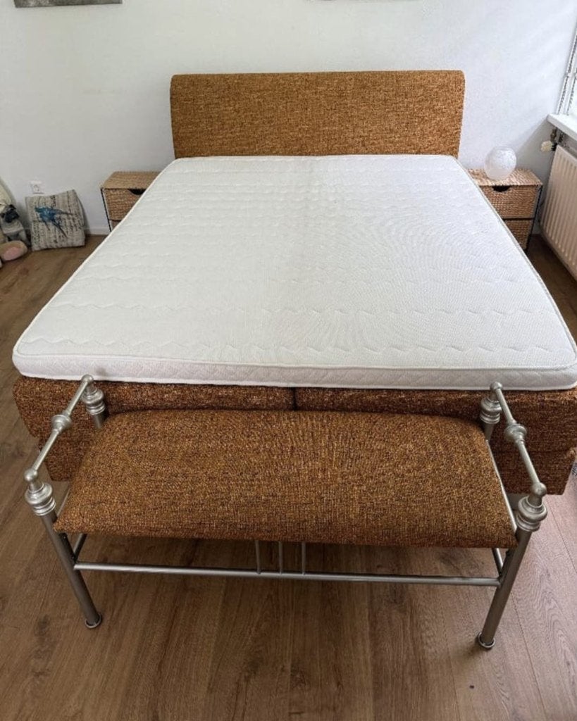 Bezorging is mogelijk 160x200 zgasn complete boxspring bed, Huis en Inrichting, Slaapkamer | Boxsprings, Ophalen of Verzenden