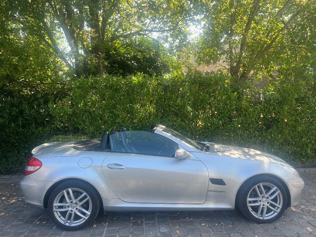 Mercedes SLK 18CC 2004 cuir Airco pack AMG, Autos, Mercedes-Benz, Cuir, Argent ou Gris, Achat, Entreprise