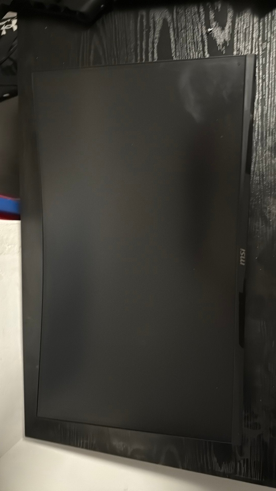 Msi Mag 27CQ6F gaming monitor 1440p 180hz, VA, Minder dan 1 ms, Zo goed als nieuw, In hoogte verstelbaar