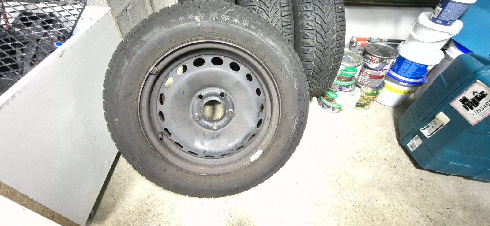 Winterbanden Renault Megane, Auto-onderdelen, Ophalen, Gebruikt, 15 inch, Velg(en)