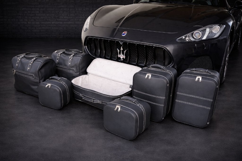 Ensemble de valises en cuir Roadsterbag Maserati GranCabrio, Envoi, Neuf