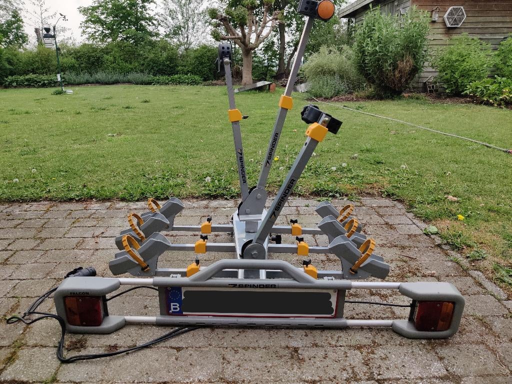 Fietsendrager - Spinder Falcon RC-3-FN, Autos : Divers, Porte-vélos, Support d'attelage, 3 vélos ou plus, Enlèvement, Utilisé