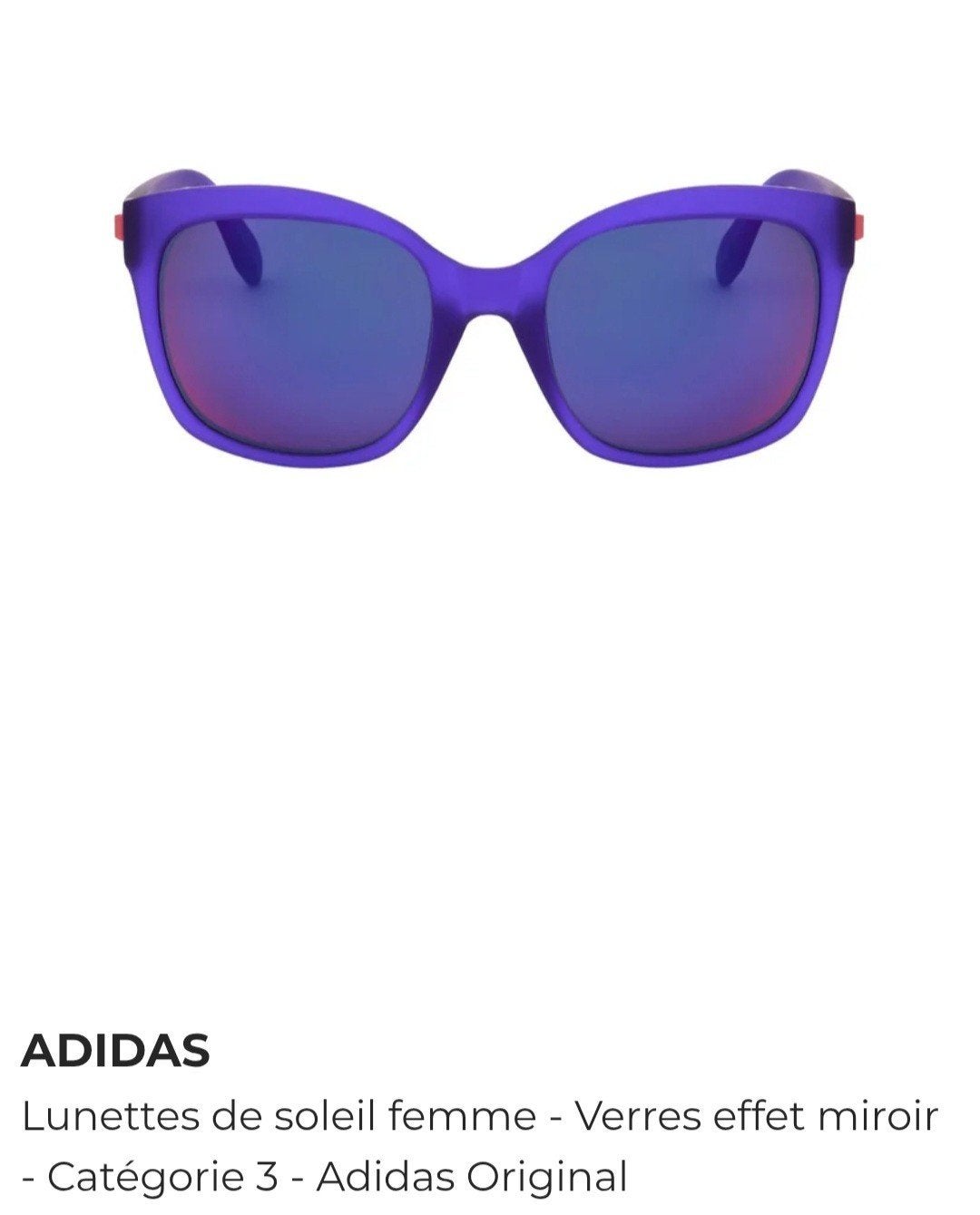 Adidas lunettes de soleil femme/ Cat.3/ Neuf/ Valeur: €109, Bijoux, Sacs & Beauté, Lunettes de Soleil & Lunettes | Femmes, Enlèvement