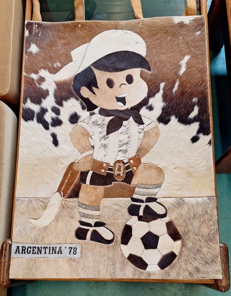 Gauchomascotte van koeienhuid, Worldcup ️️⚽️ Argentinië 1978, Enlèvement, Utilisé, Autres types