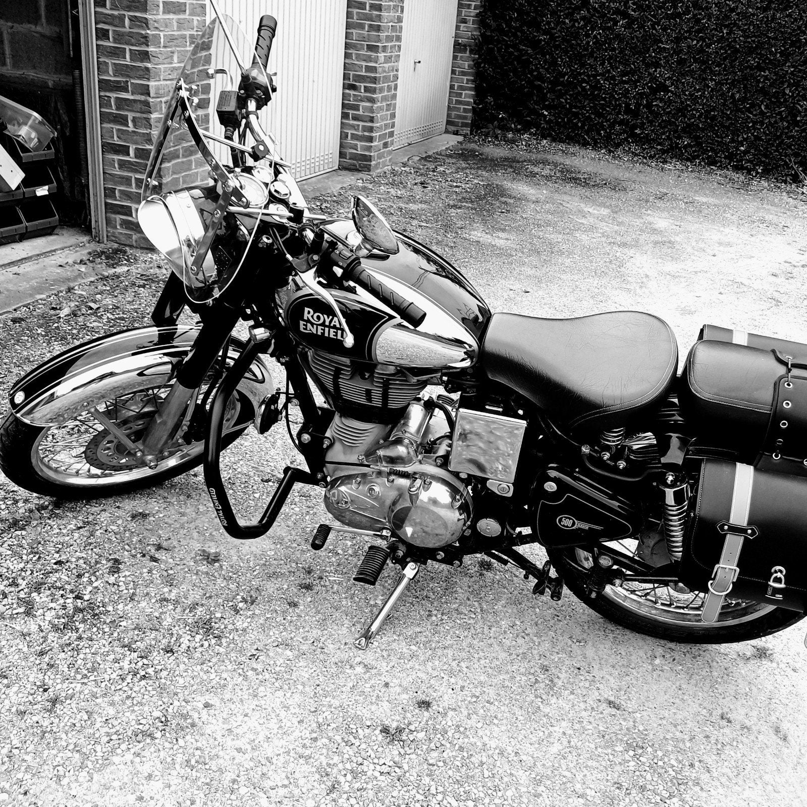 moto royal enfield 500cc  black chrome  2013, Fietsen en Brommers, Ophalen, Gebruikt, 5 versnellingen, 500 cc