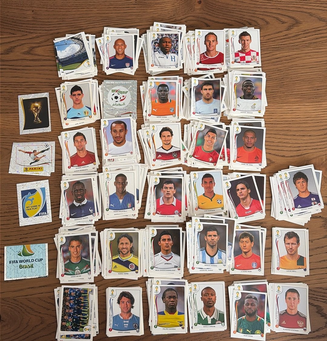 Panini stickers wk 2014 Brazilië, Enlèvement ou Envoi, Comme neuf