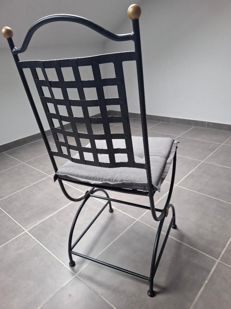 Gietijzeren stoelen, Ophalen, Overige materialen, Zwart, Zo goed als nieuw