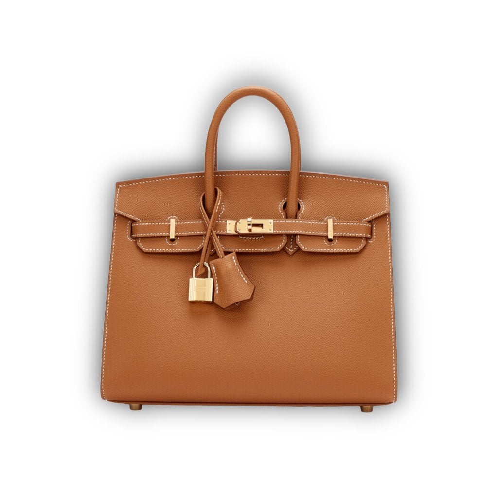 Hermès Birkin 25 Gold Epsom Gold Hardware, Handtassen en Accessoires, Tassen | Damestassen, Ophalen of Verzenden, Nieuw, Overige kleuren