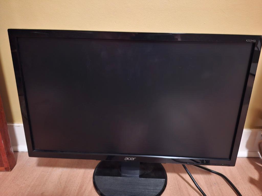 Acer Computerscherm 54cm D.+ aansluitkabel laptop, Computers en Software, Ophalen