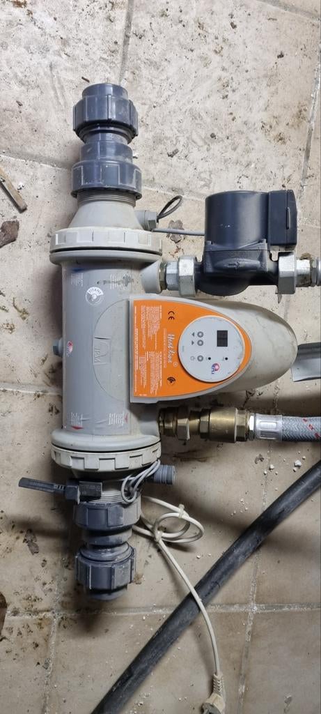 Warmtewisselaar zwembad, Ophalen