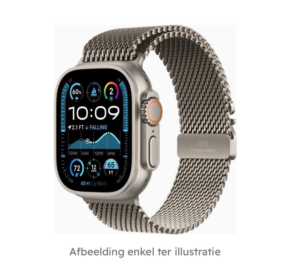 Apple iWatch Ultra 3 Silver, Handtassen en Accessoires, IOS, Ophalen of Verzenden, Zo goed als nieuw, Waterdicht
