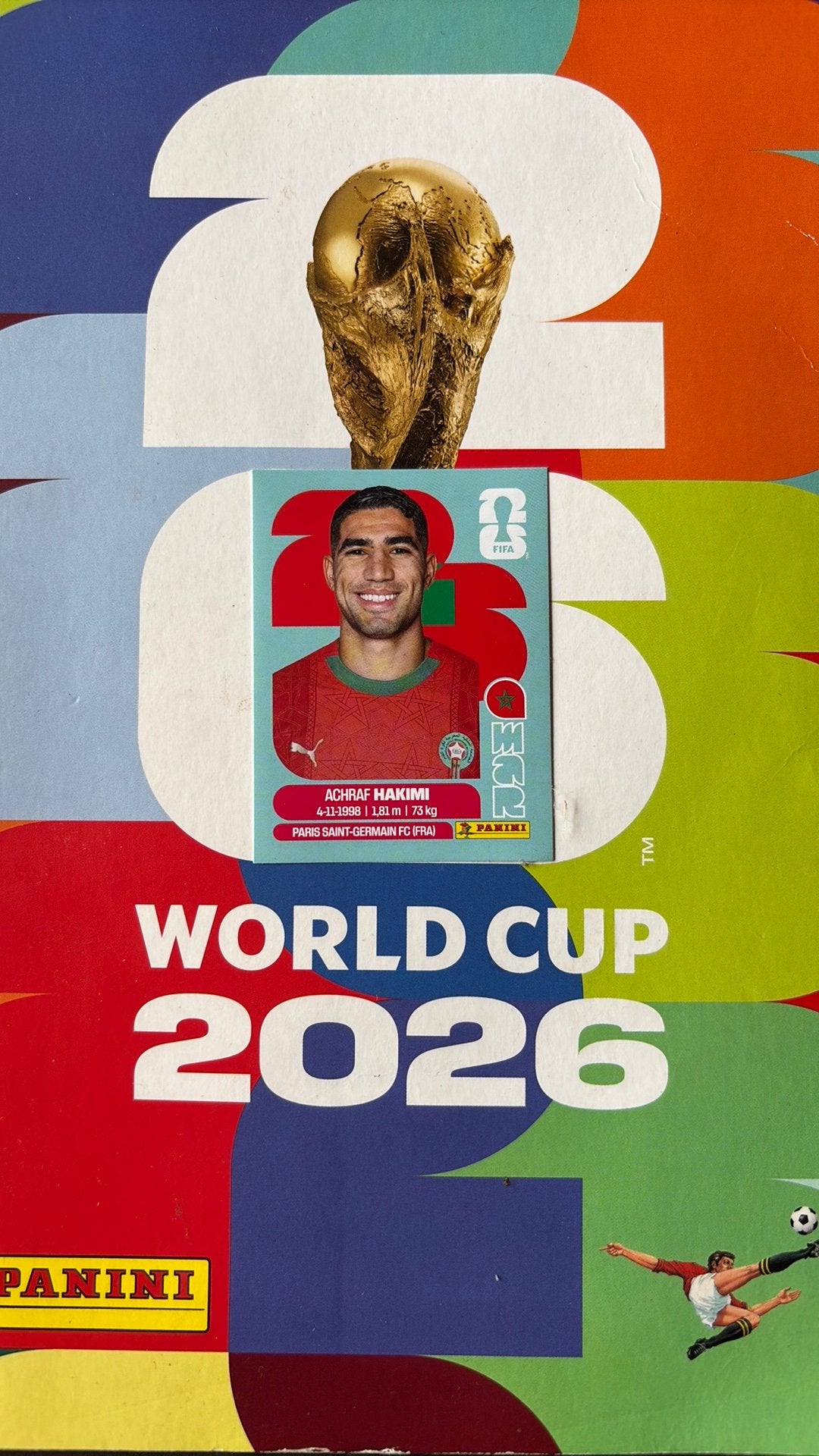 Ashraf Hakimi World Cup 2026 panini, Verzamelen, Ophalen, Zo goed als nieuw