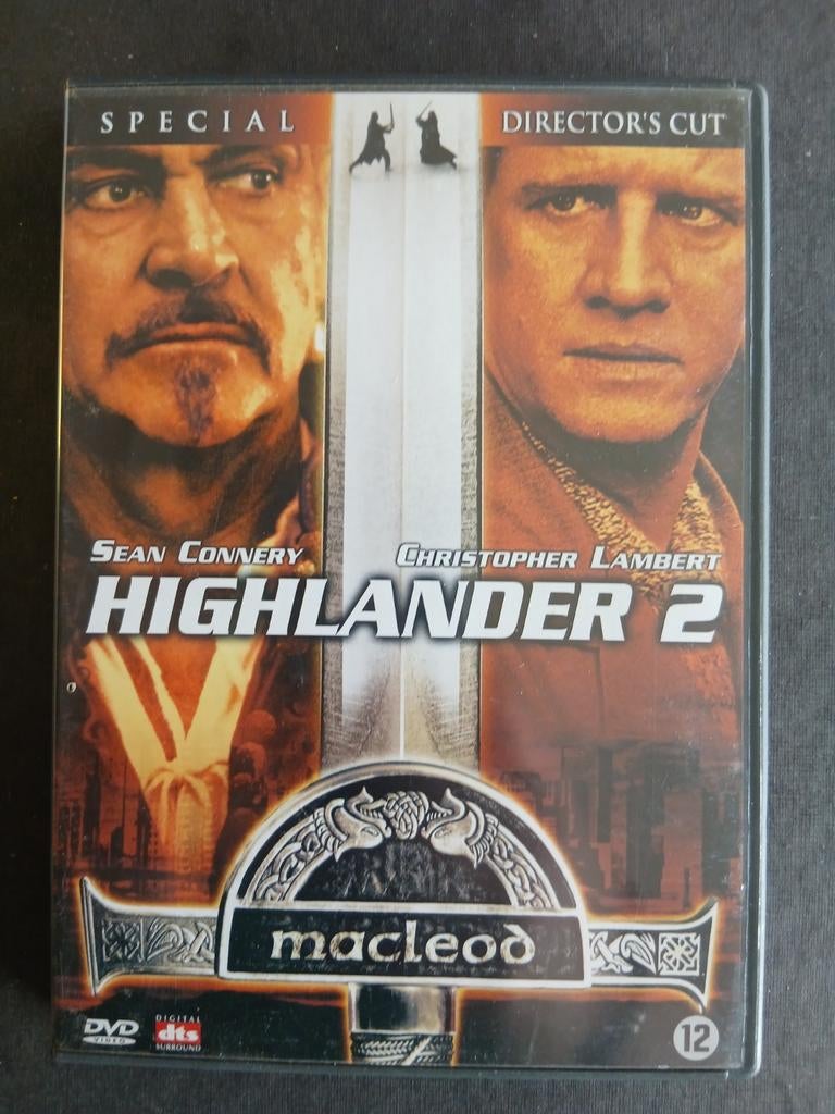 Highlander 2 (1990) Christopher Lambert, Sean Connery, Vanaf 12 jaar, Ophalen of Verzenden, Zo goed als nieuw, Actie