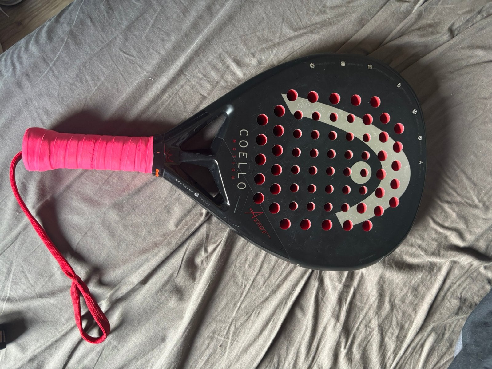 HEAD Coello motion 2025 racket, Enlèvement ou Envoi, Comme neuf