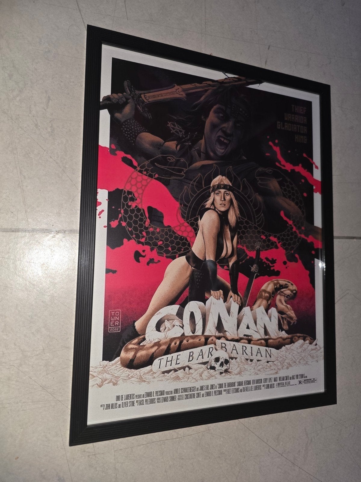 Conan the barbarian, Enlèvement ou Envoi