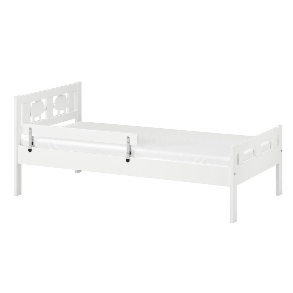 2 IKEA KRITTER kinderbedden – complete set met matras, Ophalen, Gebruikt, 190 cm of minder, Hout