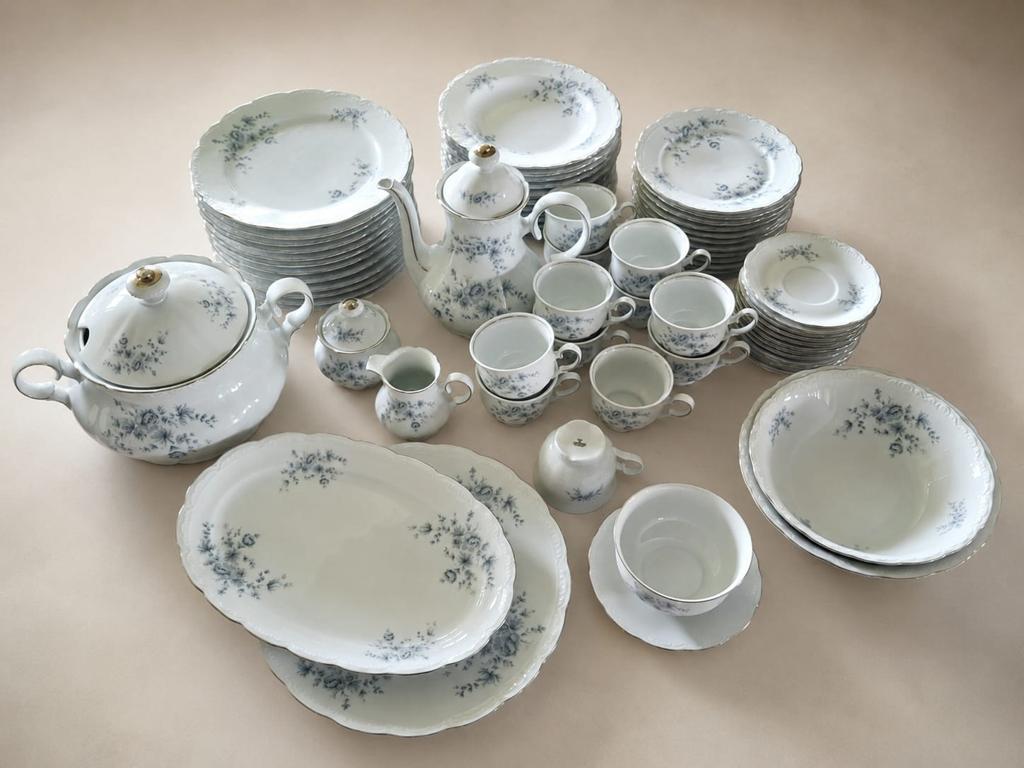 Mitterteich Bavaria blauwe bloemendecoratieservice 12 person, Ophalen