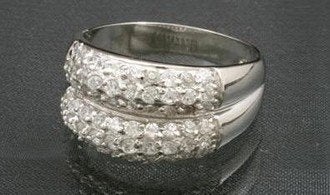 Bague en argent sterling 925 avec zircones - VENTE TOTALE !, Neuf, Enlèvement ou Envoi, Femme, Argent