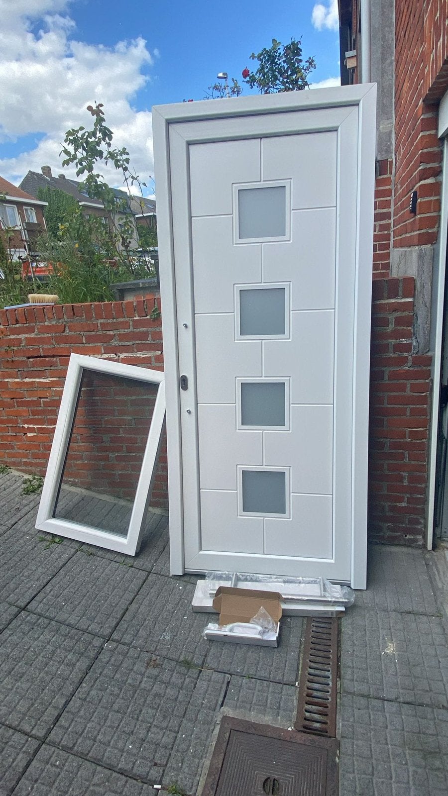 Porte et chassis du haut, Bricolage & Construction, Enlèvement, Comme neuf