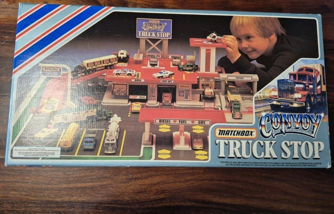 relais de camions Matchbox provenant d'un garage d'époque de, Enlèvement ou Envoi