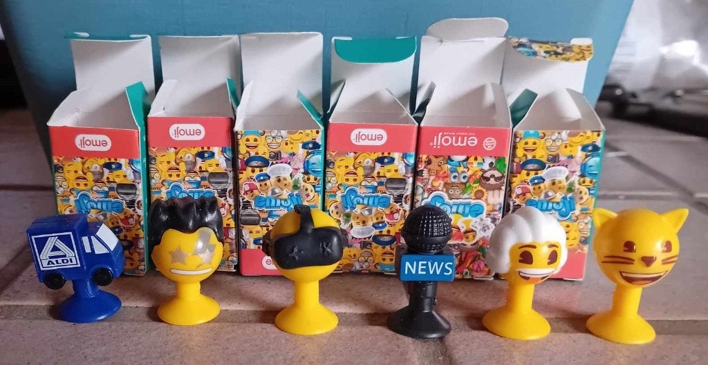 Emoji Aldi / 6 stuks, Aldi, Ophalen