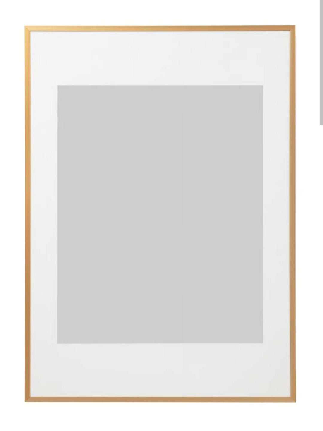 LOMVIKEN gouden fotolijst, 61x91 cm, Ophalen, Fotolijst