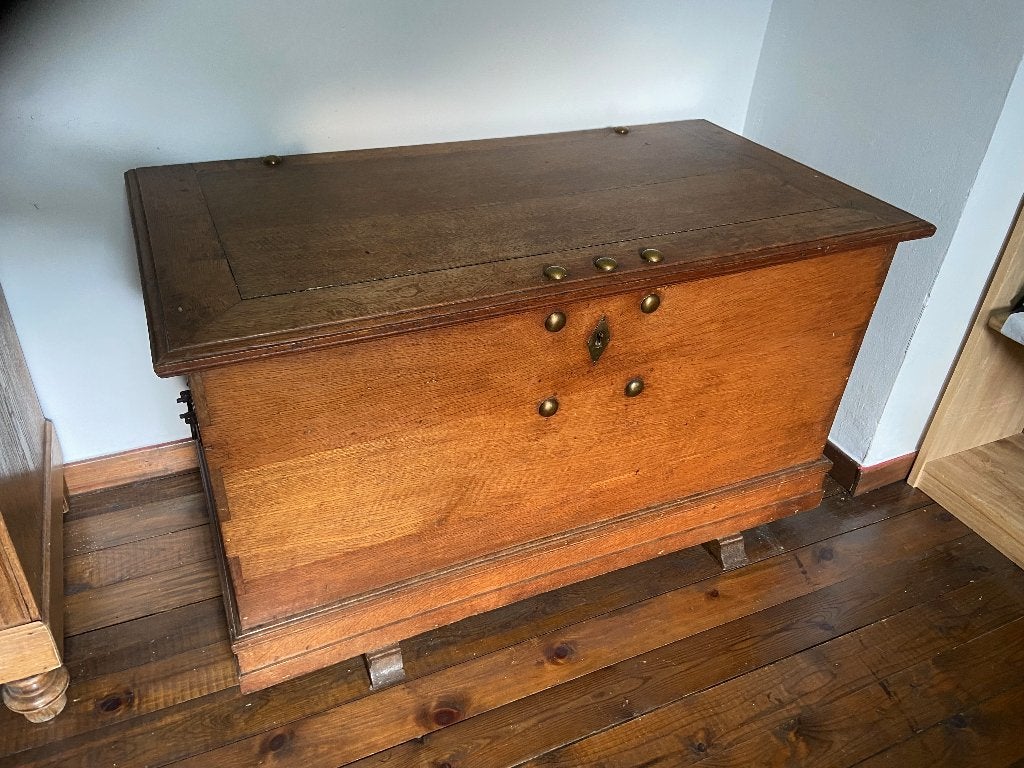 Coffre ancien en chêne, Enlèvement