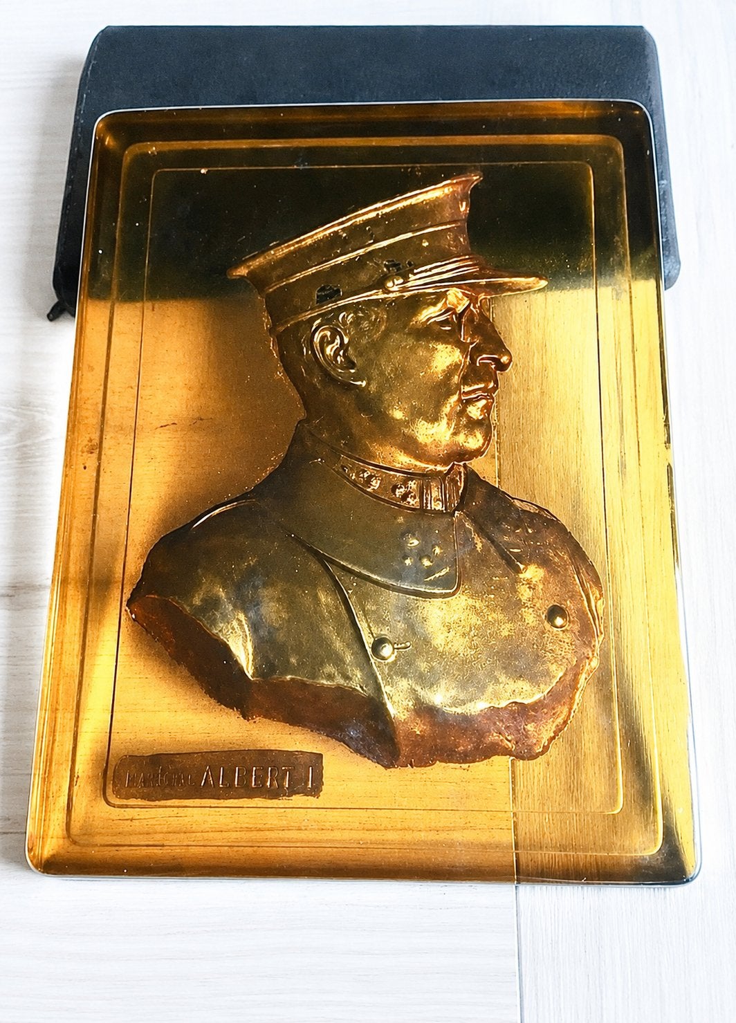 Plaque commémorative le roi Albert Ier, Enlèvement