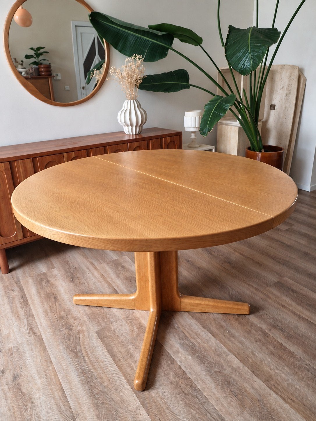 vintage Deense uitschuifbare eettafel Vejle Stole jaren 60, Antiek en Kunst, Ophalen
