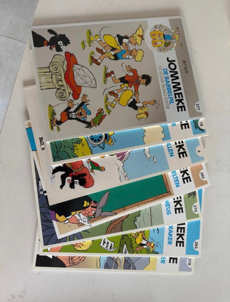 Jommeke strips nieuwstaat, Ophalen, Zo goed als nieuw