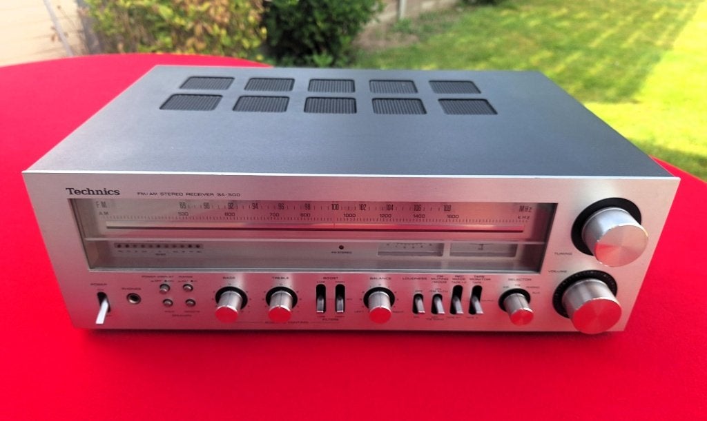 Vintage receiver Technics SA500 in topstaat !, Audio, Tv en Foto, Versterkers en Ontvangers, Overige merken, Refurbished, Ophalen of Verzenden