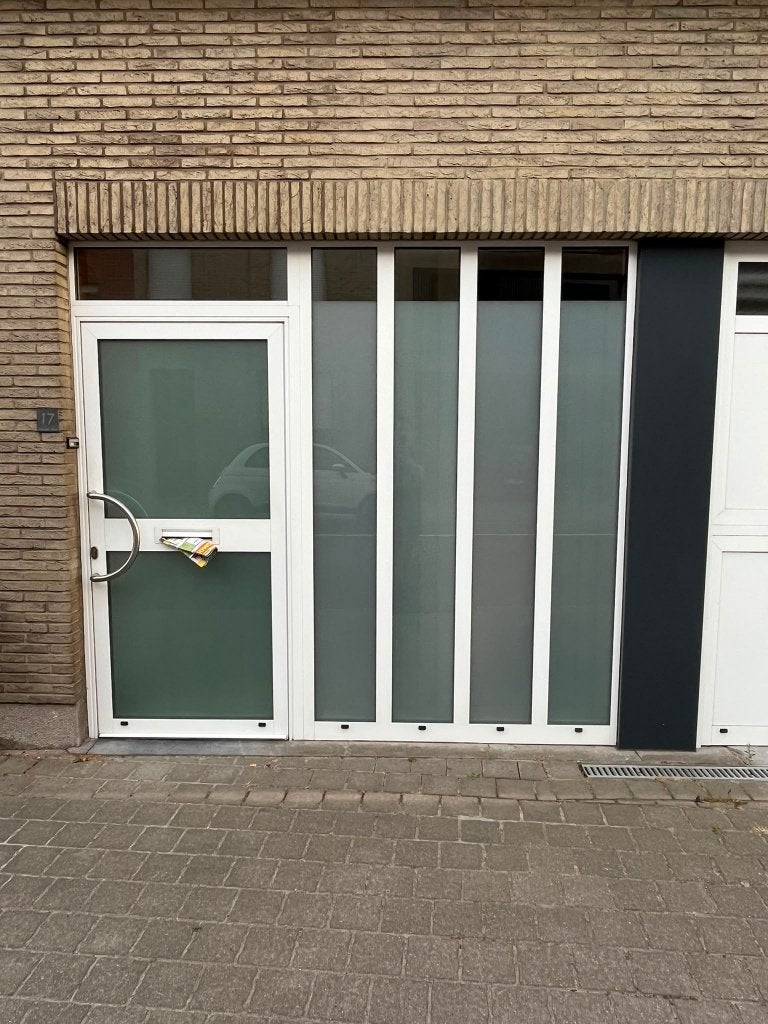 Voordeur met zijraam, Doe-het-zelf en Bouw, Deuren en Vliegenramen, Ophalen, Gebruikt, Buitendeur, Glas