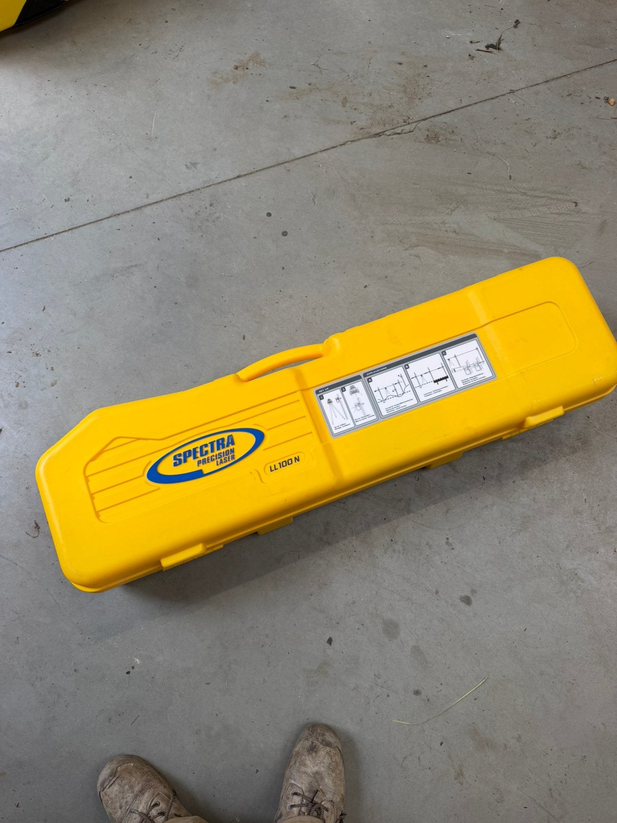 SPECTRA LL100 rotatielaser, Ophalen, Nieuw
