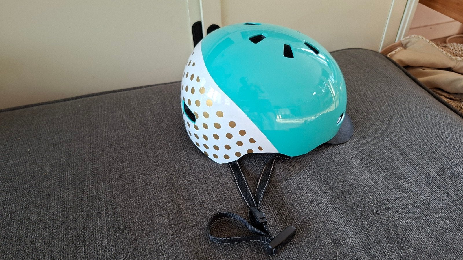 Superstevige fietshelm kind van Nutcase, Fietsen en Brommers, Jongen of Meisje, Zo goed als nieuw, Nutcase, Ophalen